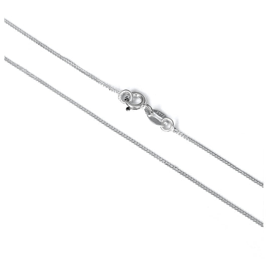 Sterling Silver Diamond Cut Curb Chain