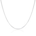 Sterling Silver Diamond Cut Curb Chain 16 - 24 Inches