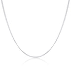 Sterling Silver Diamond Cut Curb Chain 16 - 24 Inches