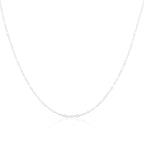 Sterling Silver Fetter Chain 16 - 24 Inches