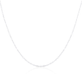Sterling Silver Fetter Chain 16 - 24 Inches