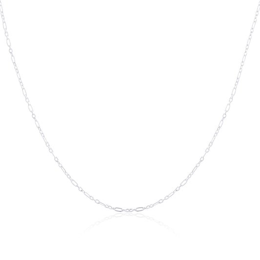 Sterling Silver Fetter Chain 16 - 24 Inches