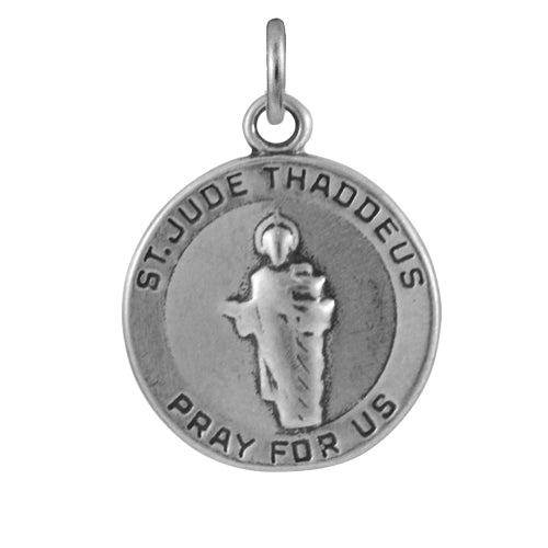 Sterling Silver St Jude Pendant