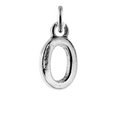 Sterling Silver Script Number Charms 0 - 9