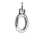 Sterling Silver Script Number Charms 0 - 9
