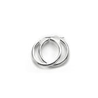 Sterling Silver 3mm Round Hoop Earrings