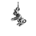 Sterling Silver Cat with Yarn Charm