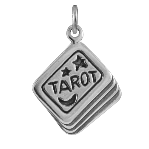 Sterling Silver Tarot Cards Charm