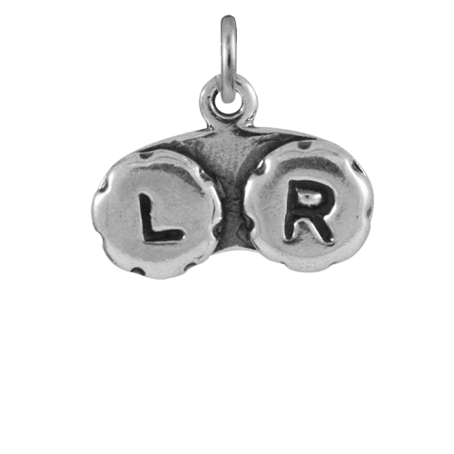 Sterling Silver Contact Lens Case Charm