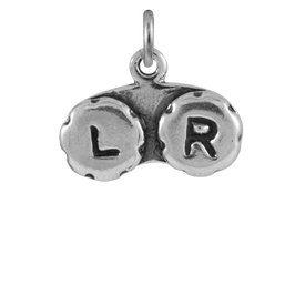 Sterling Silver Contact Lens Case Charm
