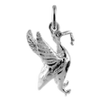 Sterling Silver Liver Bird charm