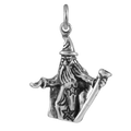 Sterling Silver Wizard Charm