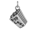 Sterling Silver Popcorn Charm