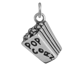Sterling Silver Popcorn Charm