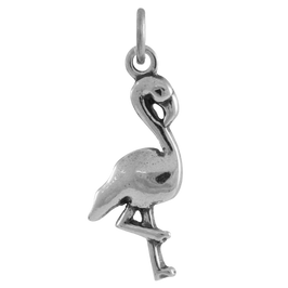 Sterling Silver Flamingo Charm