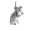 Sterling Silver Cat Charm