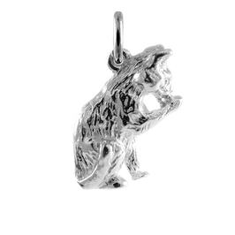 Sterling Silver Cat Charm