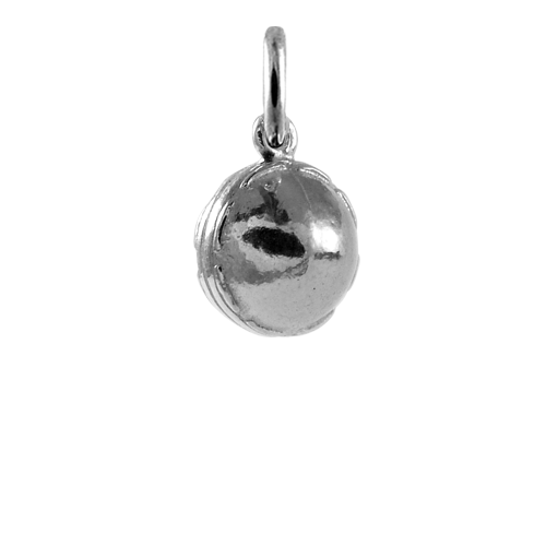 Sterling Silver Cricket Ball Charm