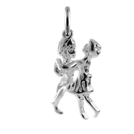 Sterling Silver Dancing Couple Charm