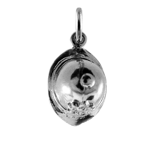 Sterling Silver Police Hat Charm