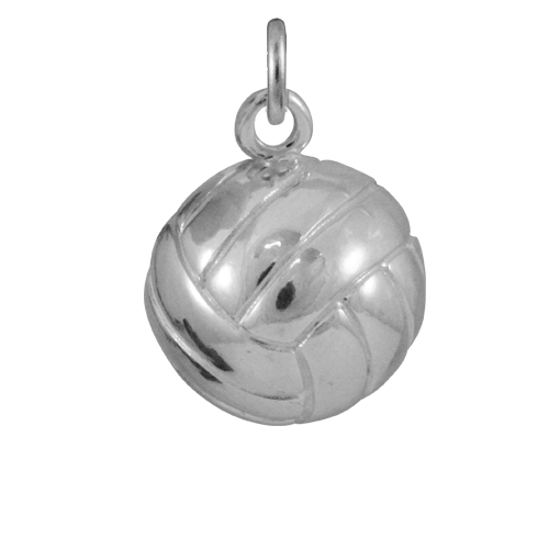 Sterling Silver Volleyball Charm