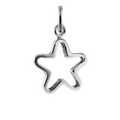 Sterling Silver Hollow Star Charm