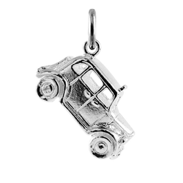 Sterling Silver Hackney Cab Charm