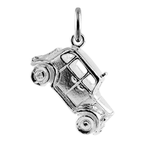 Sterling Silver Hackney Cab Charm