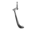 Sterling Silver Hurling Stick Charm