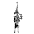 Sterling Silver Scottish Piper Charm