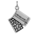 Sterling Silver Chocolate Box Charm