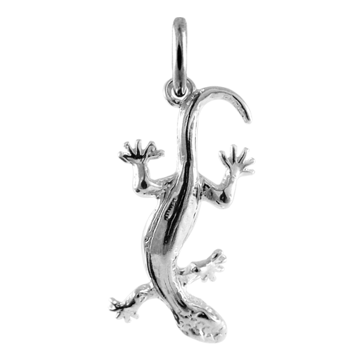 Sterling Silver Lizard Charm